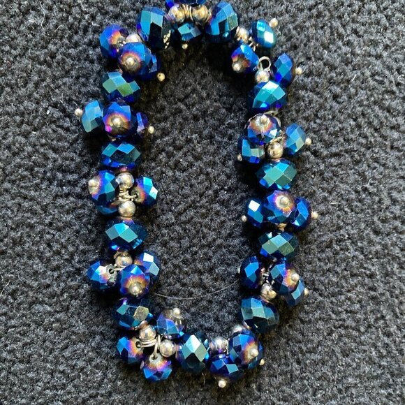 Crystal Bead Necklace and Bracelet Set,EUC - Picture 6 of 7